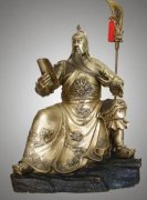 <b>铜关公雕塑的介绍蓝狮在线</b>