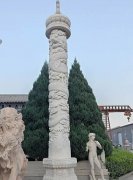 <b>蓝狮石雕龙柱的作用和意义</b>