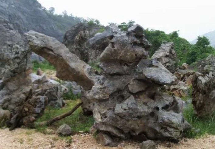 哪些景观石是可以蓝狮在线用在假山石上的?(上)