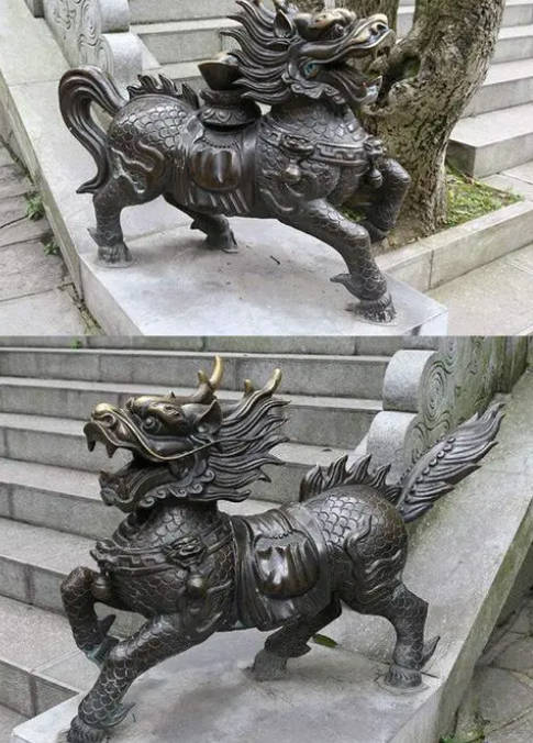蓝狮娱乐麒麟雕刻详细介绍