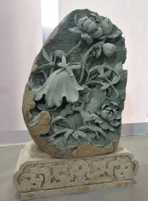 蓝狮娱乐福州10万元石雕作品难出货